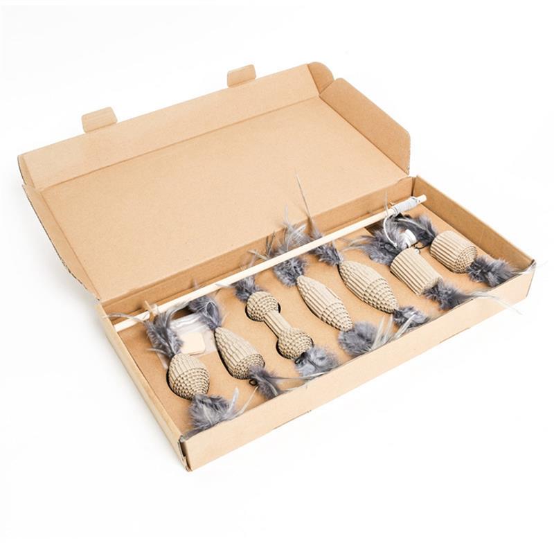 Entertaining Seven-Piece Cat Toy Set